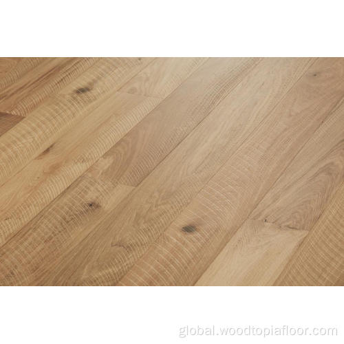 Plywood Living Room Floor Hand Scraped Engineered Oak Wood Flooring Supplier